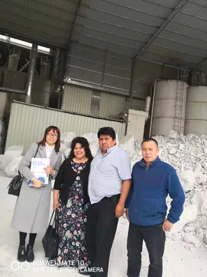 Peruvian customer visiting Cronus factory