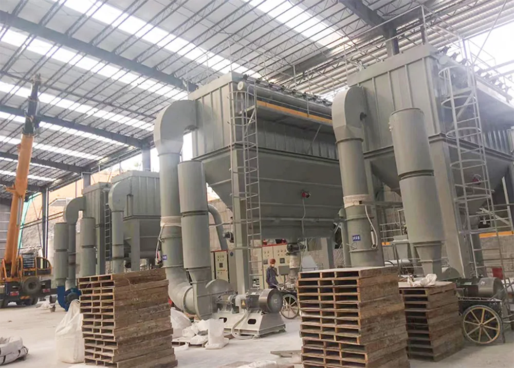Detailed internal structure of ultrafine ring roller grinding mill